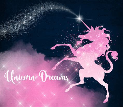 Unicorn Dreams Clipart By Digital Curio Thehungryjpeg