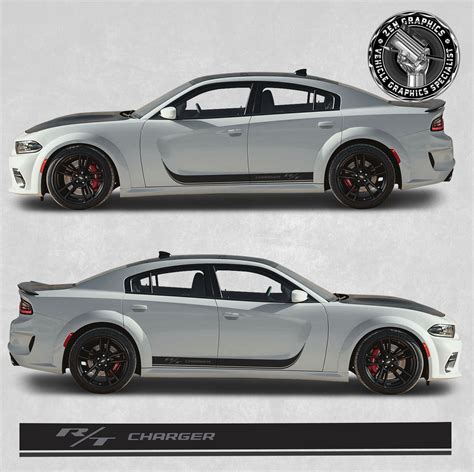 Zen Graphics Dodge Charger Rt Side Stripes Stickers
