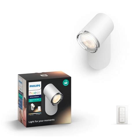 Philips Hue Adore White Ambiance Wall Spotlight