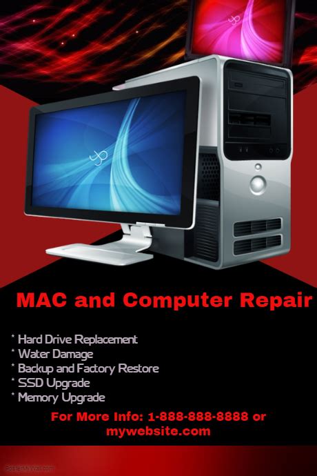 Mac And Computer Repair Template Postermywall