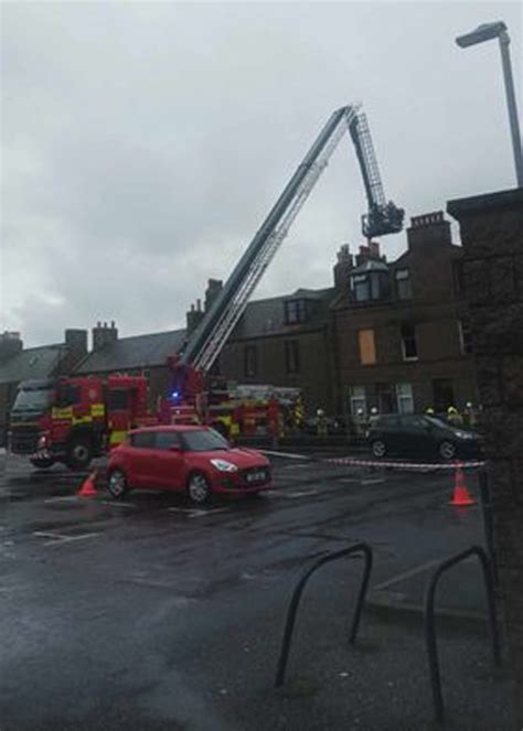 Peterhead Fire Crews Extinguish Blaze On Maiden Street