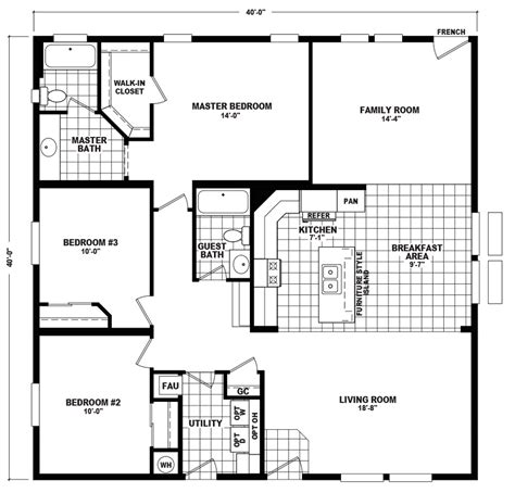 6 Bedroom Triple Wide Mobile Home Floor Plans