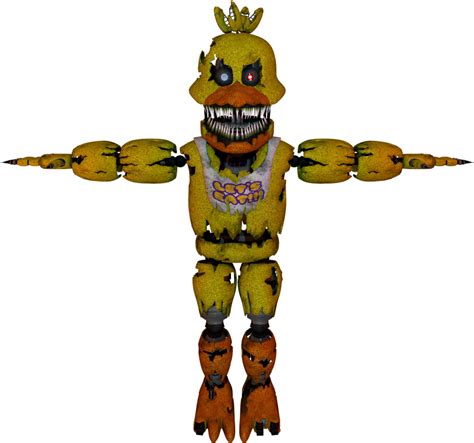 Imagenightmare Chica Sfm Fnaf Nightmare Chica Free Transparent Png