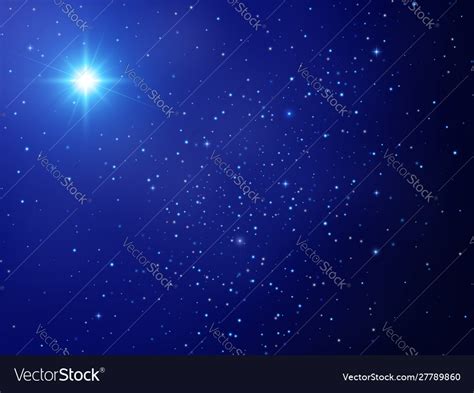 Christmas Star Night Sky