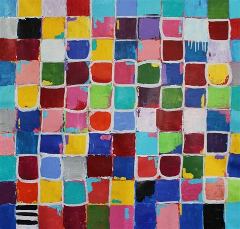 Color Block Abstract Painting Color Block Painting Etsy Large