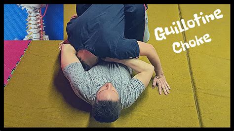 How To Do A Guillotine Chokemmabjj Submission Tutorialsby Infinite