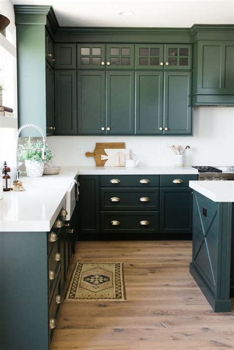 Dark paint colors the days of the bright white kitchen might be numbered. 33 Most Popular Kitchen Cabinets Color Paint Ideas Trend 2019 — TERACEE