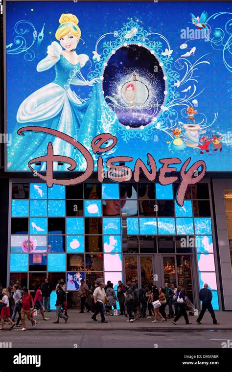 Disney Store At Times Squaremanhattan Nyc Stock Photo Alamy