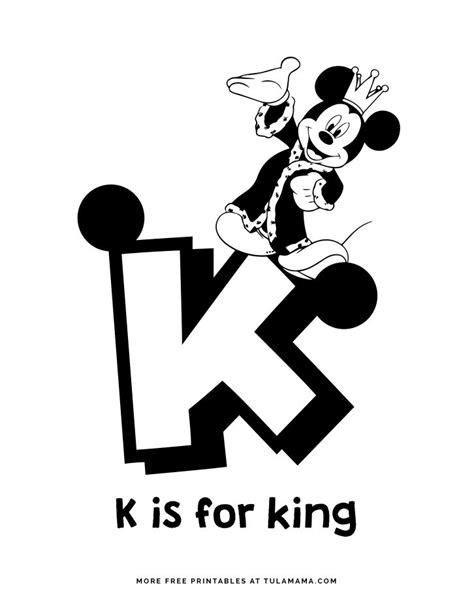 This interesting coloring page will help your child learn how to use the alphabet i. Free Printable Mickey Mouse ABC Coloring Pages - Tulamama