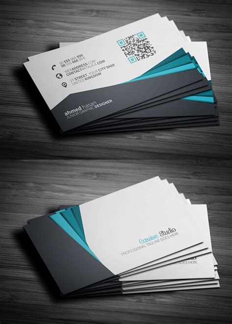Easily edit text, change colors, and add a logo. Free Business Cards PSD Templates Mockups | Freebies ...