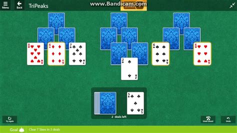 Solution For Microsoft Solitaire Collection Tri Peaks Easy March 26th