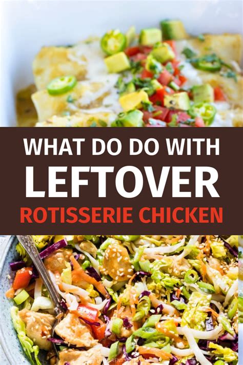Easy Leftover Rotisserie Chicken Recipes For Busy People Rotisserie Chicken Recipes Healthy