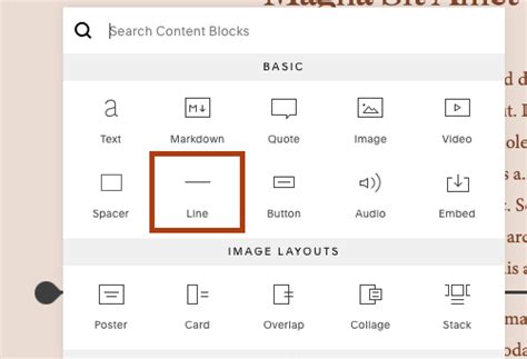 How To Change The Length And Width Of Horizontal Lines In Squarespace