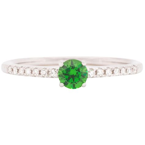 Exceptional Russian Demantoid Ring C 1910 At 1stdibs