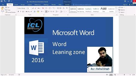 Microsoft Word Tutorial हिंदी Complete Ms Word Tutorial 2020 For