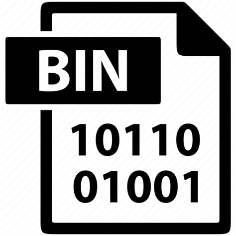 File Format Document Extension Bin Binary Icon Download On
