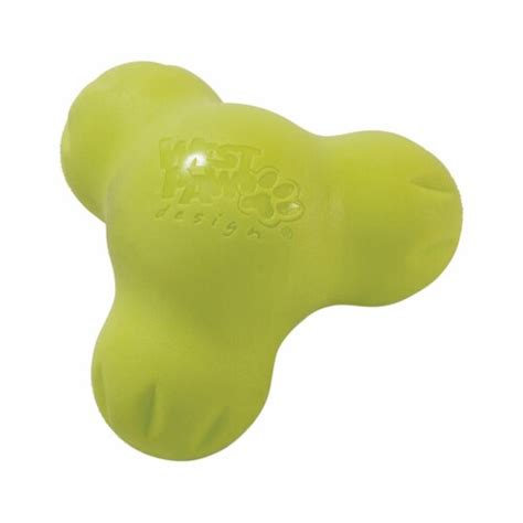 West Paw 8000412 Zogoflex Green Tux Synthetic Rubber Dog Treat Toy