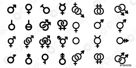 Transgender Symbol Illustration Of A Transgender Symbol Isolated Vector Illustration Of A