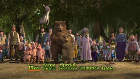 Shrek Menu Dvd Hd 2001 Youtube