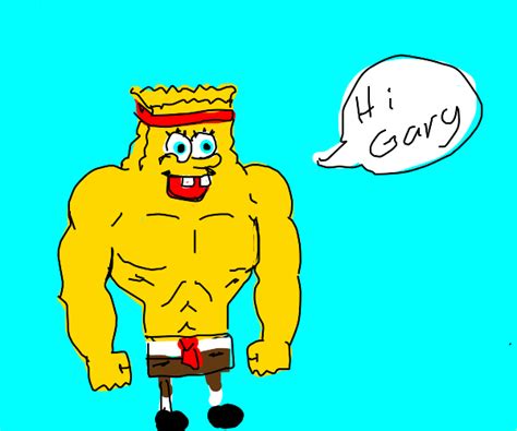 Buff Spongebob Drawception
