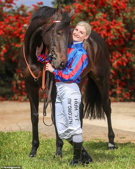 Female Jockey Jamie Kah 25 Is The Toast Of Australian Racing After Riding 100 Winners In A