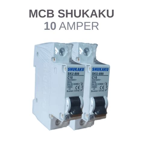 Mcb A Shukaku Mcb Ampere Saklar Listrik Phase Mcb Shukaku A