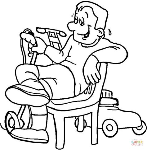 Lawn Mower Coloring Page Free Printable Coloring Pages