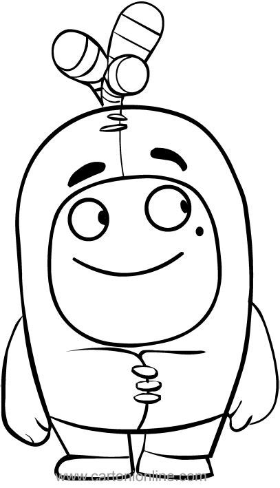 Dibujos De Dibujo De Los Oddbods Para Colorear Pintar E Imprimir Dibujos De Colorear