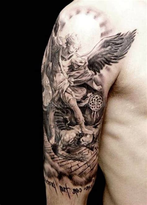 Guardian Angel Warrior Tattoo Gledekana