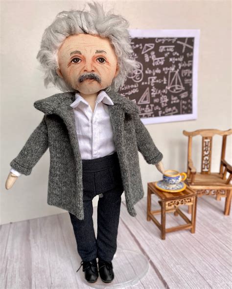 Albert Einstein Art Doll Physics Fan T Scientist T Einstein