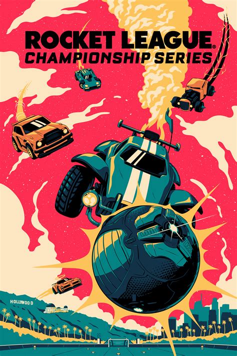 Rocket League Championship Series Poster Behance