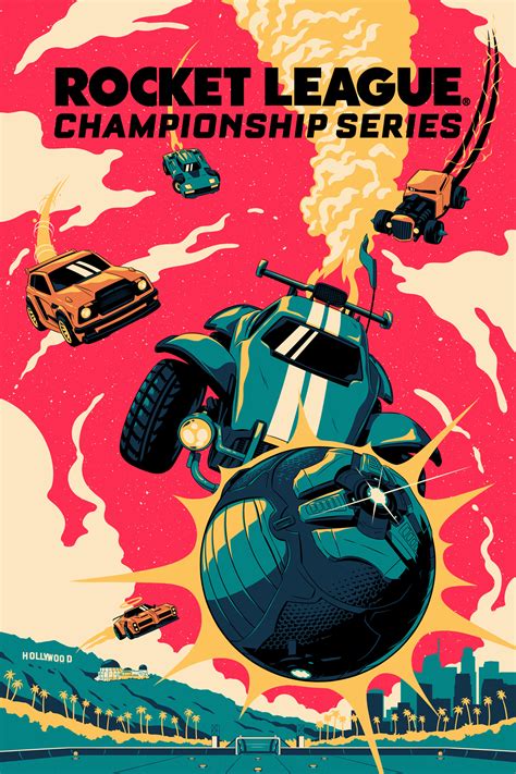 Rocket League Championship Series Poster On Behance