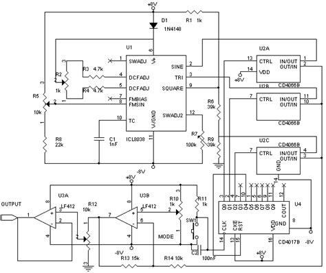 Audio Frequency Generator Circuit Ic Schematics
