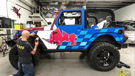 Car Wrapping Jeep Wrangler Rubicon Special Edition Youtube