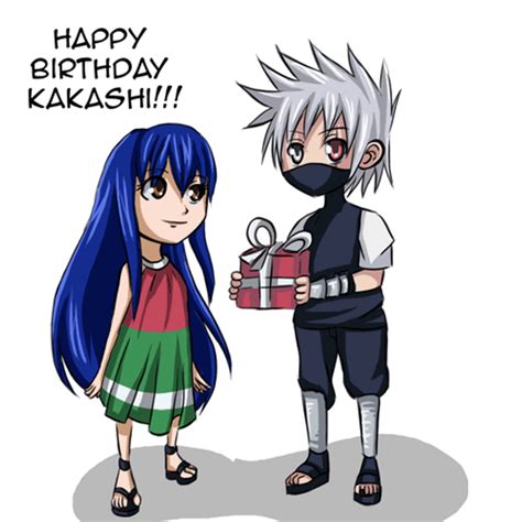 Happy Birthday Kakashi By Dragonnotte On Deviantart