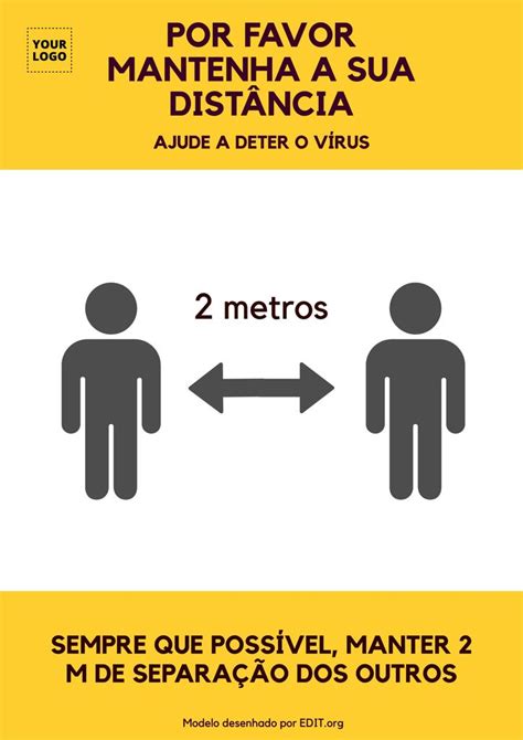 Cartazes Gratuitos Sobre Distanciamento Social