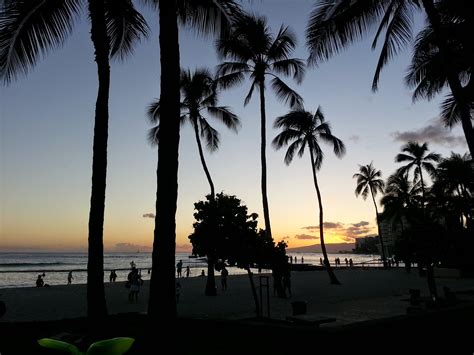 Free Images Sunset Hawaii Honolulu Vacation Blue