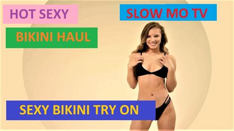 try on sexy bikini haul 58 youtube