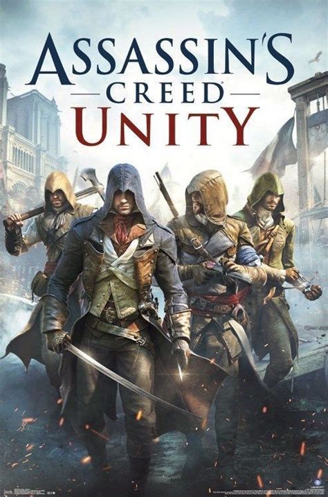Assassins Creed Unity ~ Cover 22x34 Video Game Poster Arno Dorian