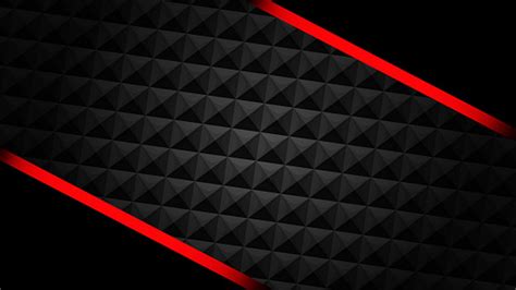 Red Lines Black Geometric Shapes Hd Red And Black Aesthetic Wallpapers
