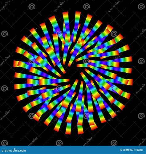 Abstract Psychedelic Symbol Stock Vector Illustration Of Print
