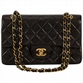 New Chanel Rhinestone CC Logo Double Flap Bag at 1stDibs | chanel ...