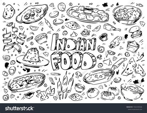 India Food Doodle Images Stock Photos Vectors Shutterstock