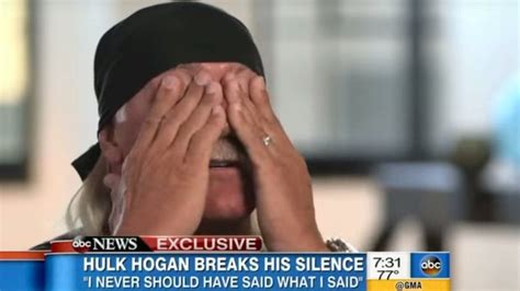 Hulk Hogan Denies Being Racist After Using The N Word On A Sex Tape