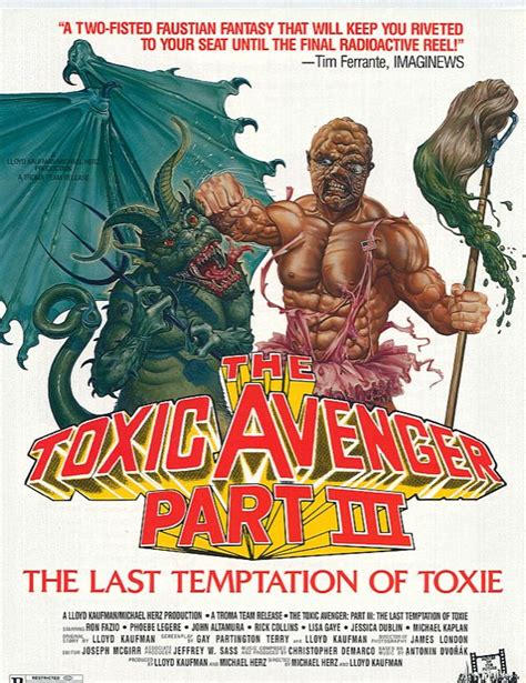 the toxic avenger part iii the last temptation of toxie tromaville wiki fandom powered by wikia