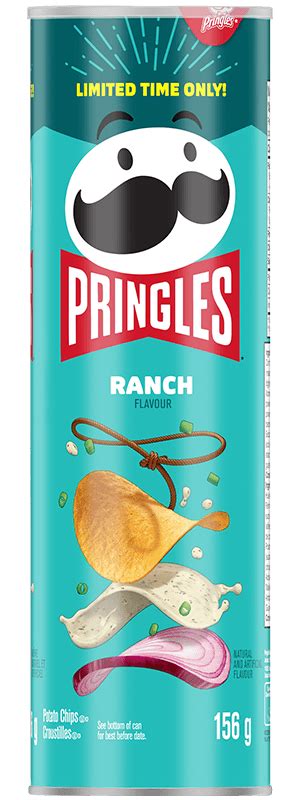 Pringles Ranch Flavour Potato Chips