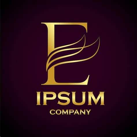 Premium Vector Abstract Letter E Logo Design With Luxury And Premium