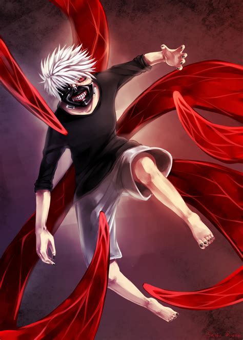 Kaneki Ken On Tokyo Ghoul Deviantart