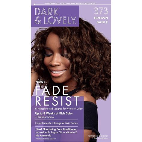 Dark And Lovely Hair Color Kit Brown Sable2 Packs