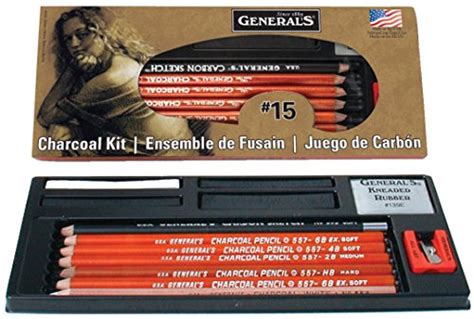 Generals Charcoal Pencil Drawing Kit No 15 Ph